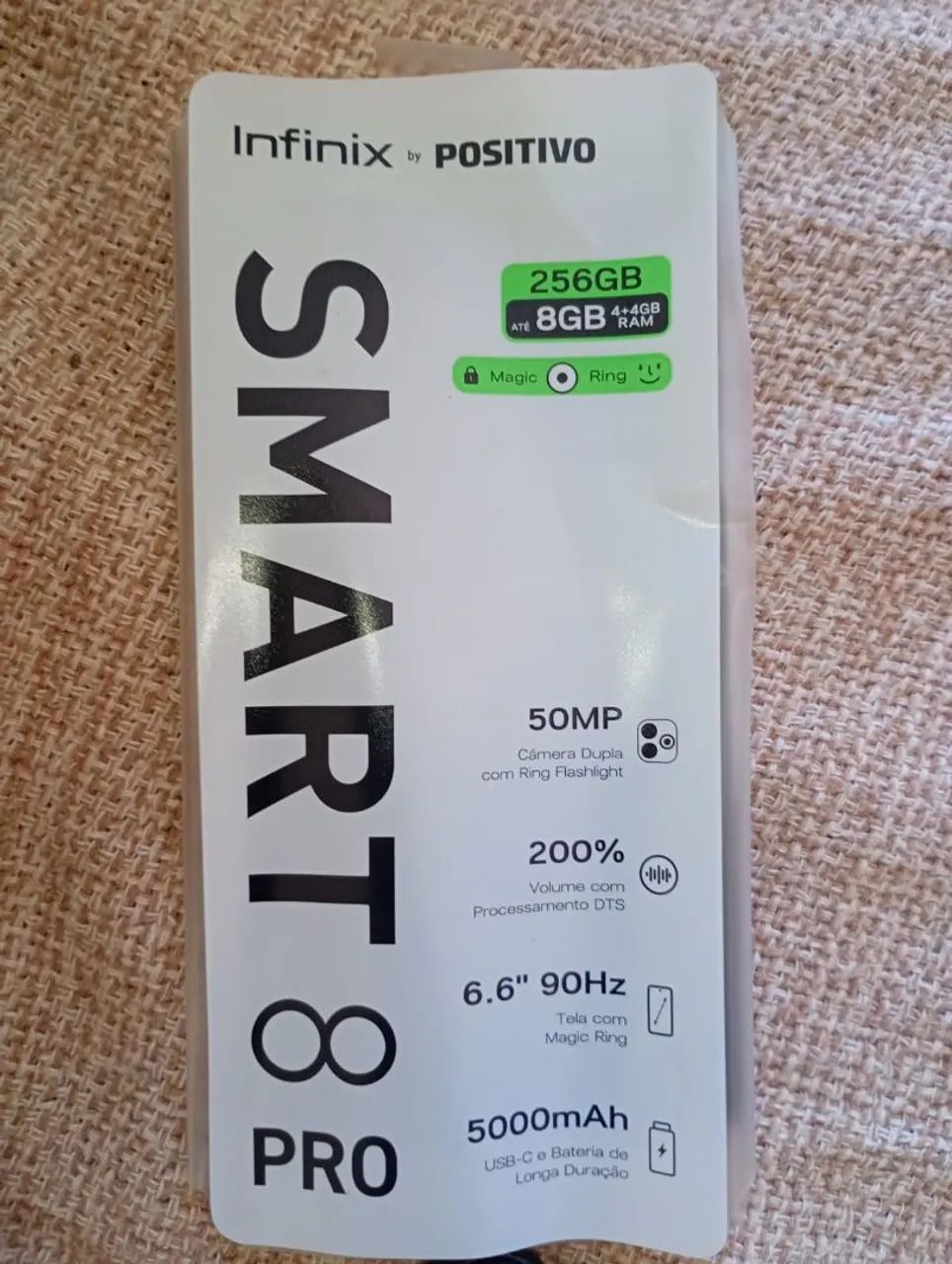 Infinix 8 pro novo 500 com acessórios  - Foto 5