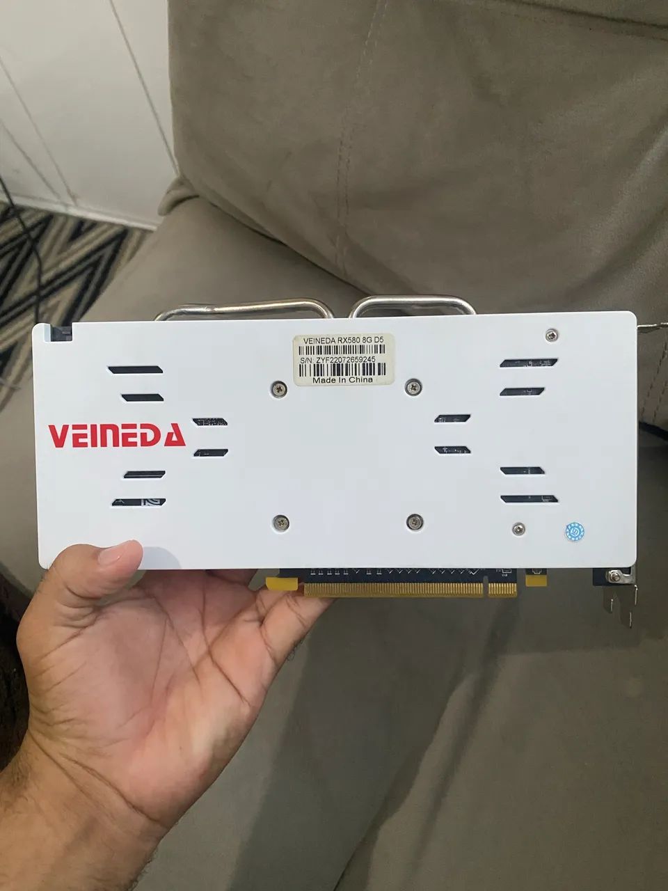 Placa de vídeo veineda RX 580 8g - Foto 3