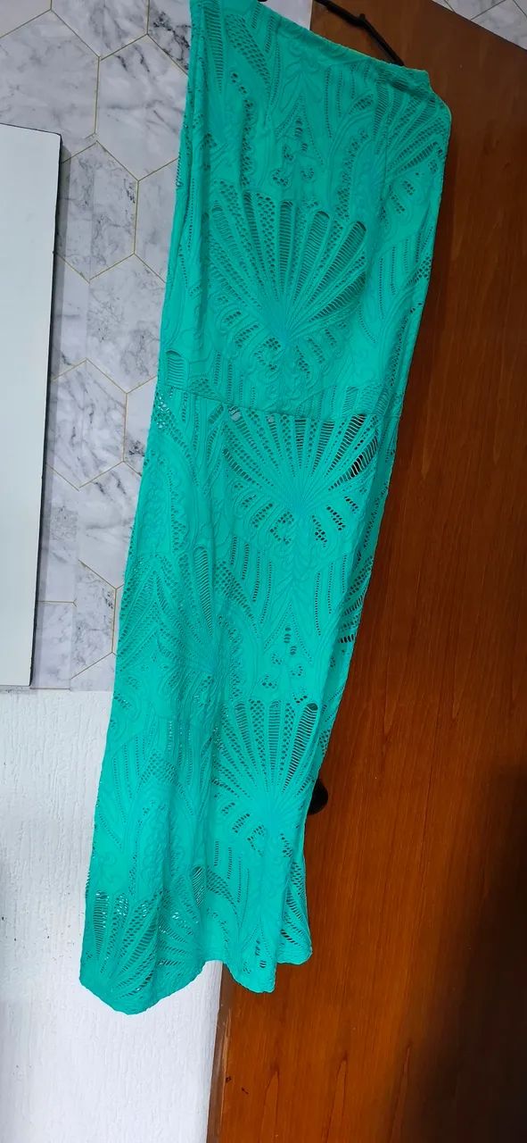 Saia longa com fenda - Foto 4