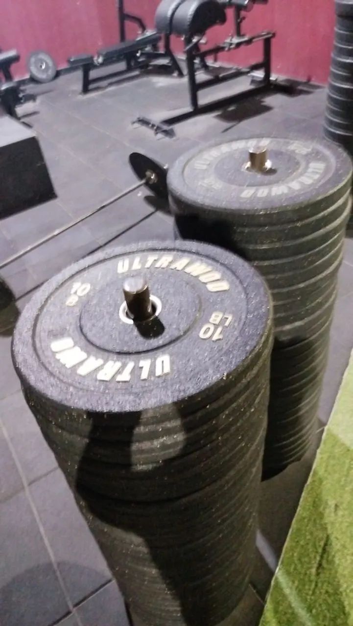 Suporte de anilhas olímpicas 