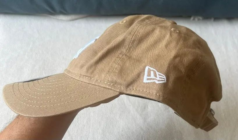 Boné New Era Strapback New York Yankees 920 Kaki 100% Original - Foto 2