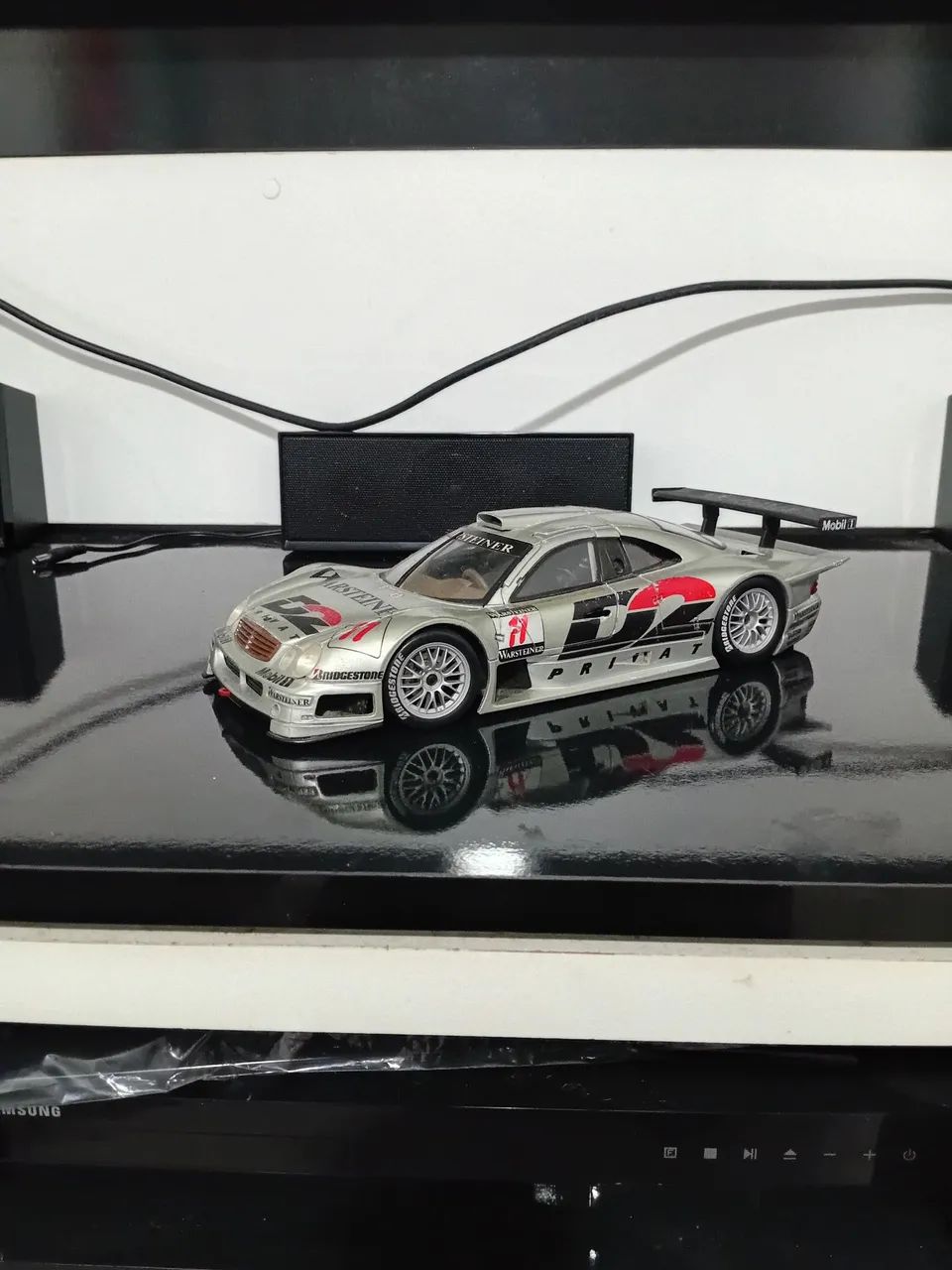 【未使用】 Mercedes CLK-GTR Miniatura mercedes clk gtr - Jogos de Vídeo Game - Tambauzinho