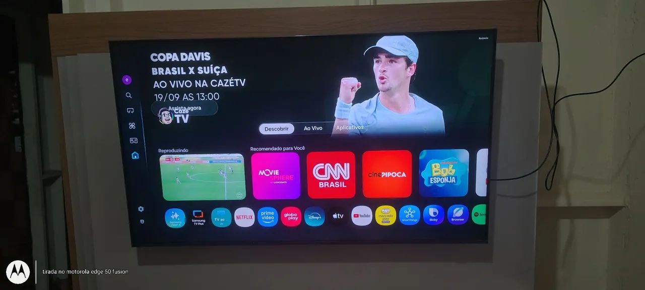 VENDO TV SAMSUNG SEMI NOVA  55 POLEGADAS 