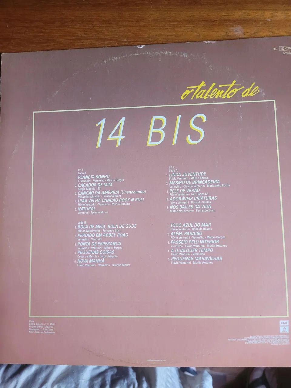 Disco de Vinil duplo " O Talento de 14 Bis"  - Foto 4