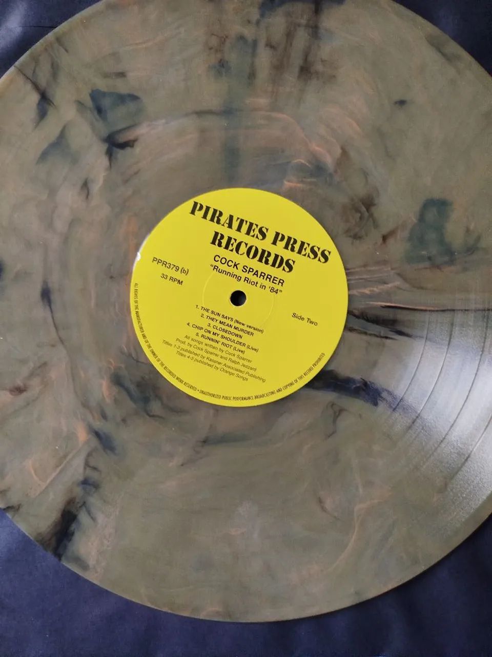 LP vinil Cock Sparrer Runnin Riot 84 punk rock streetpunk working