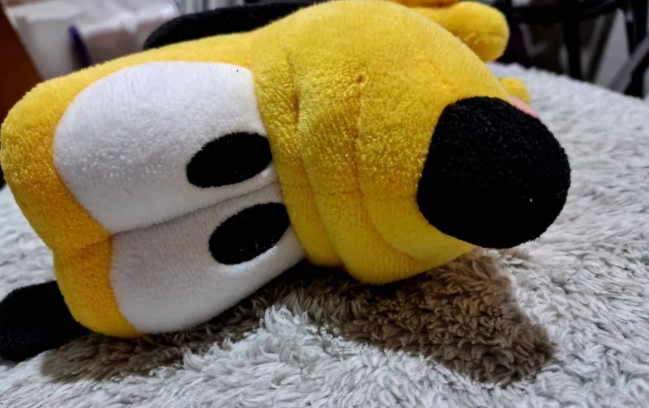 PLUTO ORIGINAL DA DISNEY BEM CONSERVADO MED. 18CM.
