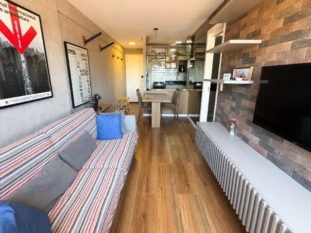 Ed. Vila do Conde - Porteira Fechada! 37m² Moderno e Mobiliado  - Foto 2