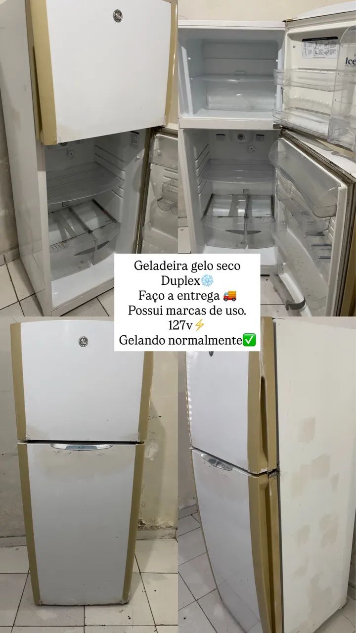 Geladeira Gelo seco Duplex 127v 