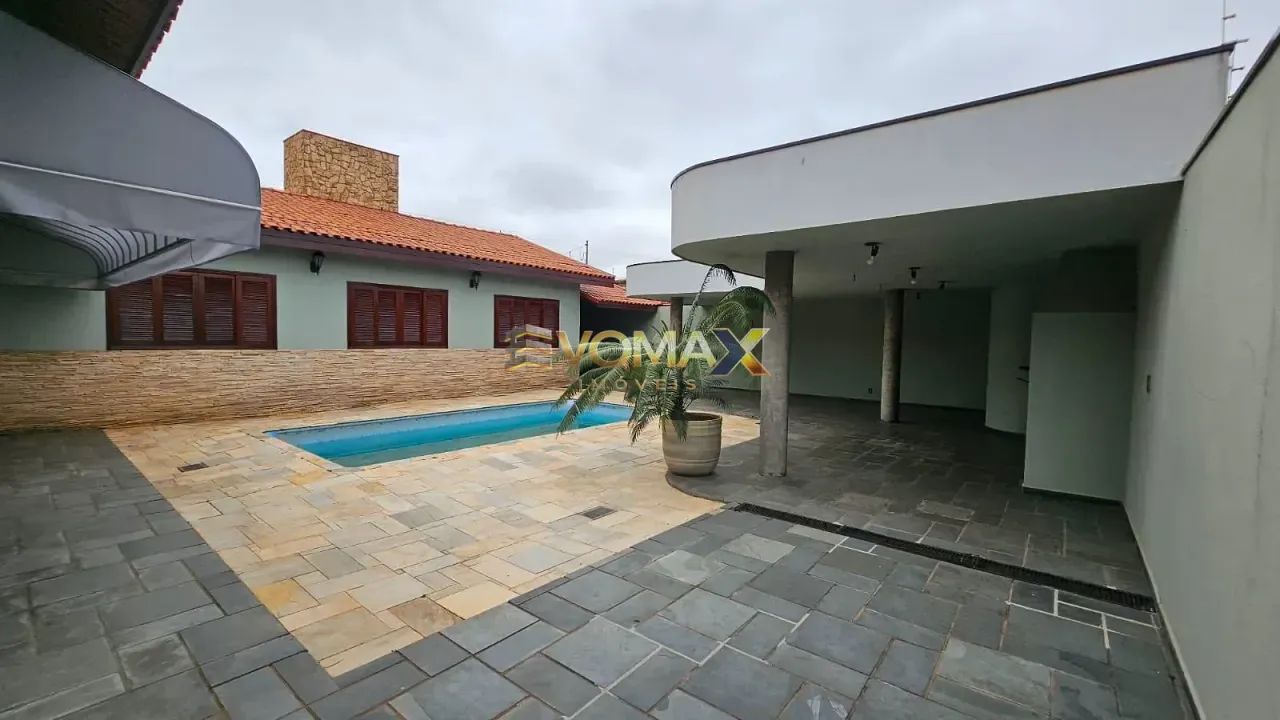 Casa para locação comercial com 5 salas e piscina, Vila Aparecida, Itapetininga, SP