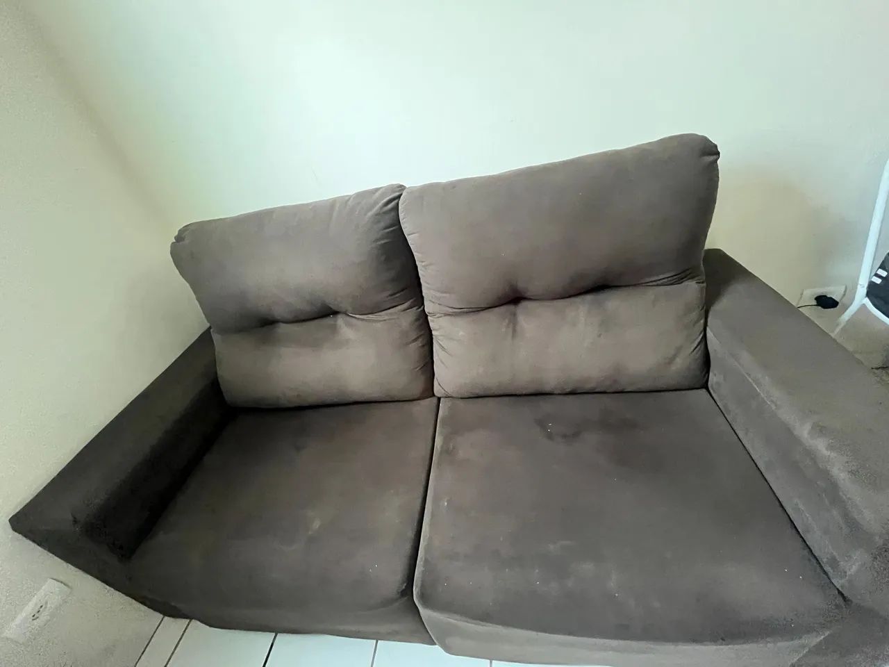 Sofá retrátil 2,10m marrom escuro - Foto 3