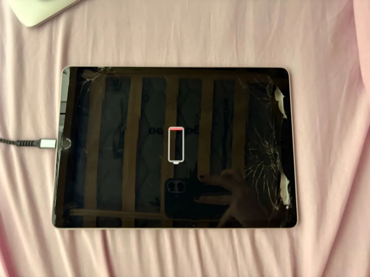 ipad 9 - tela trincada  - Foto 2