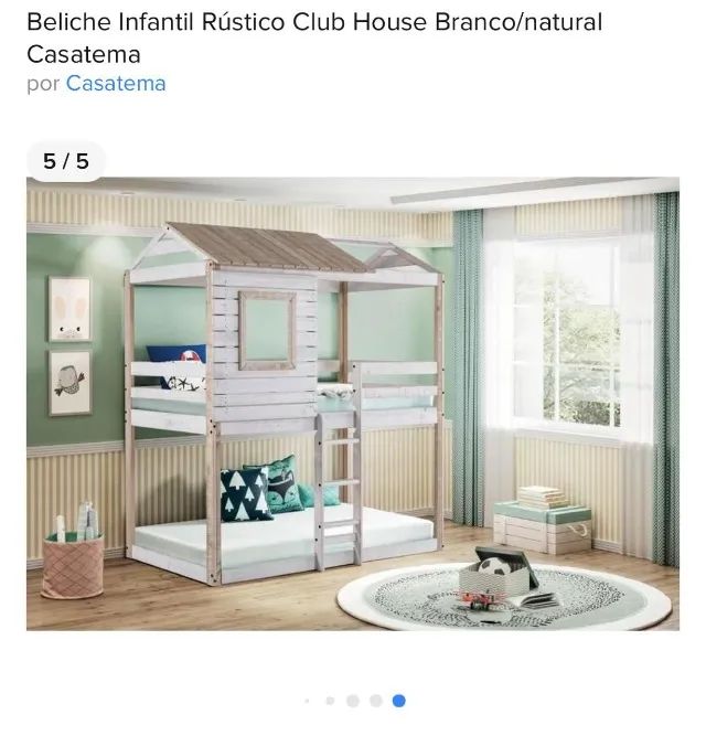 Beliche cama casinha - Foto 2