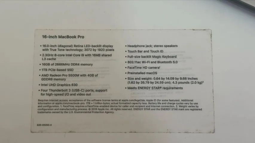 MackBook PRO i9 A2141- Para retirada de pe ças - Foto 2