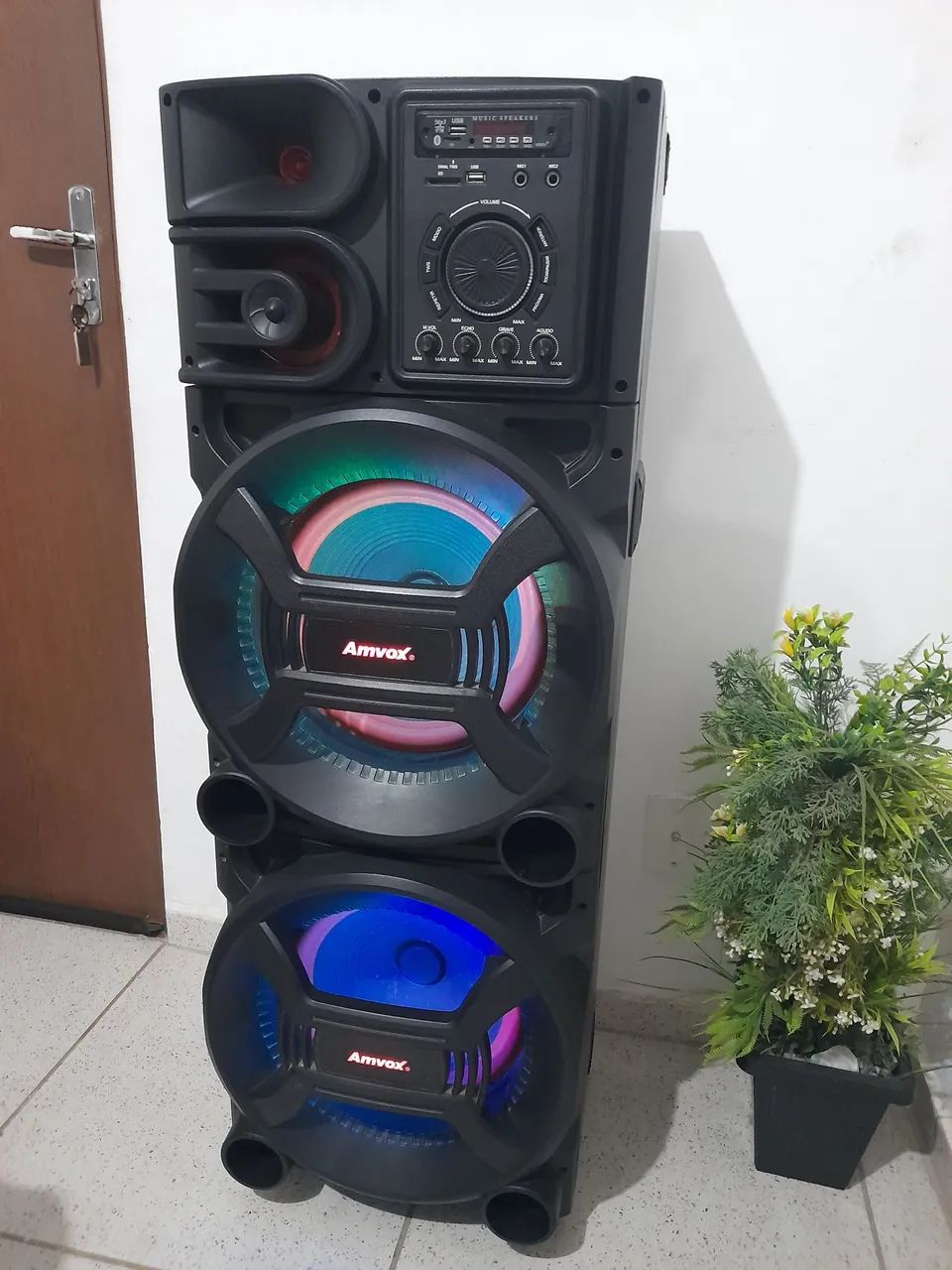 Caixa de Som Amvox 1500w Pesadão  - Foto 2