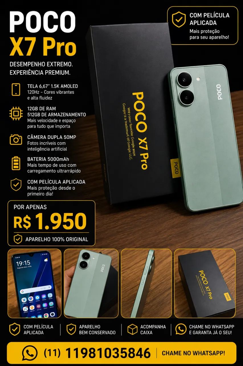 Poço x7 pro - Foto 2
