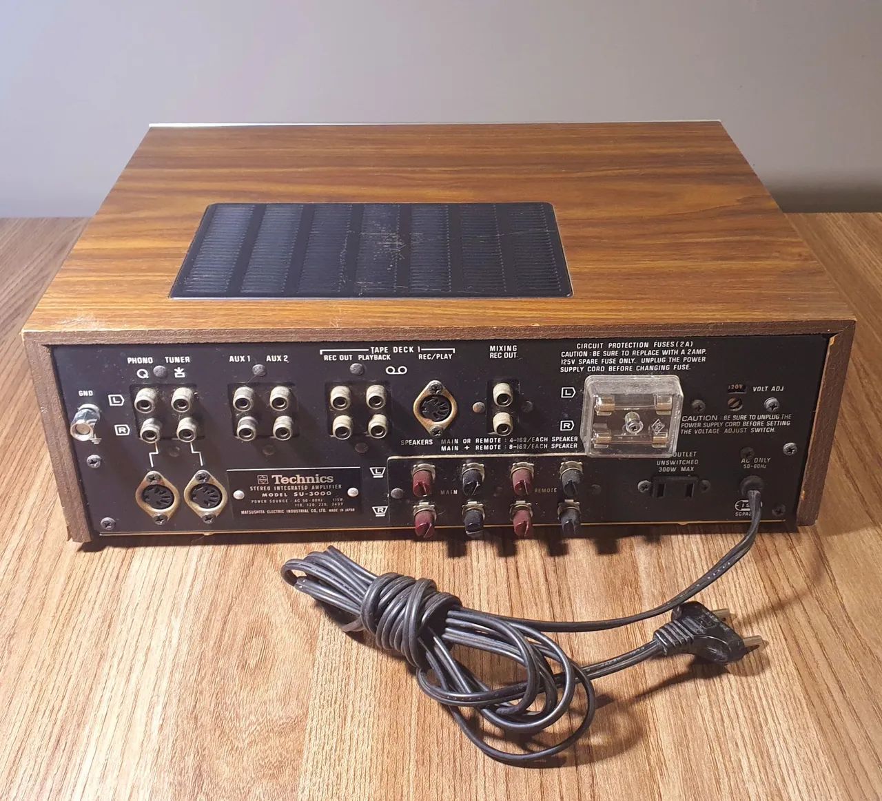 Amplificador integrado Technics SU-3000 1975 Original Japonês