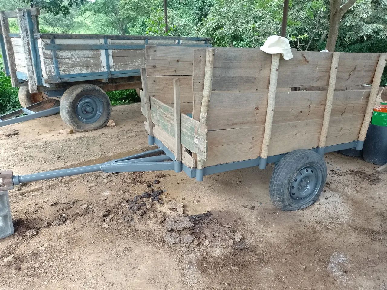 Carretinha para trator