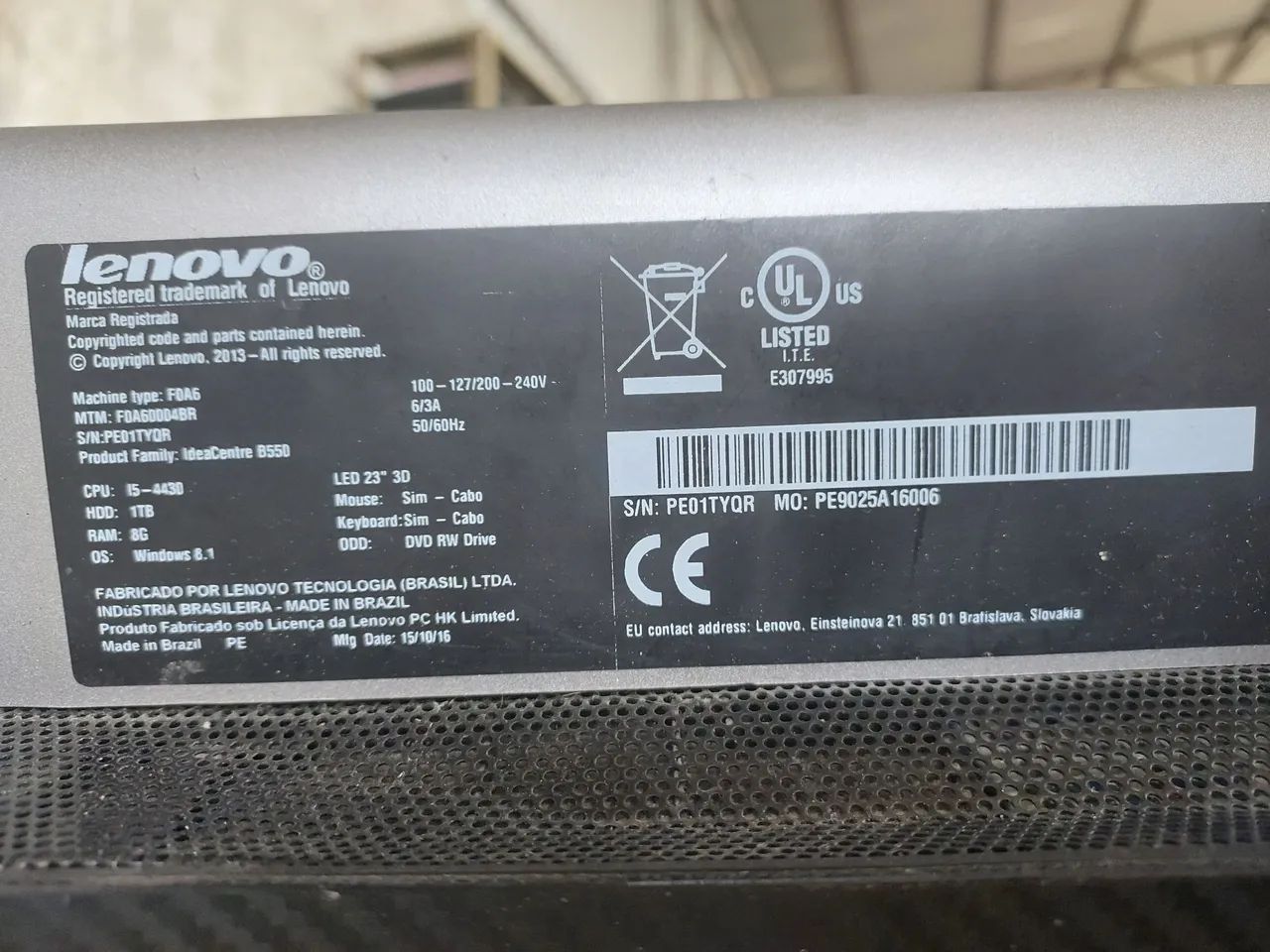 All-in-One Lenovo IdeaCentre B550  - Foto 4