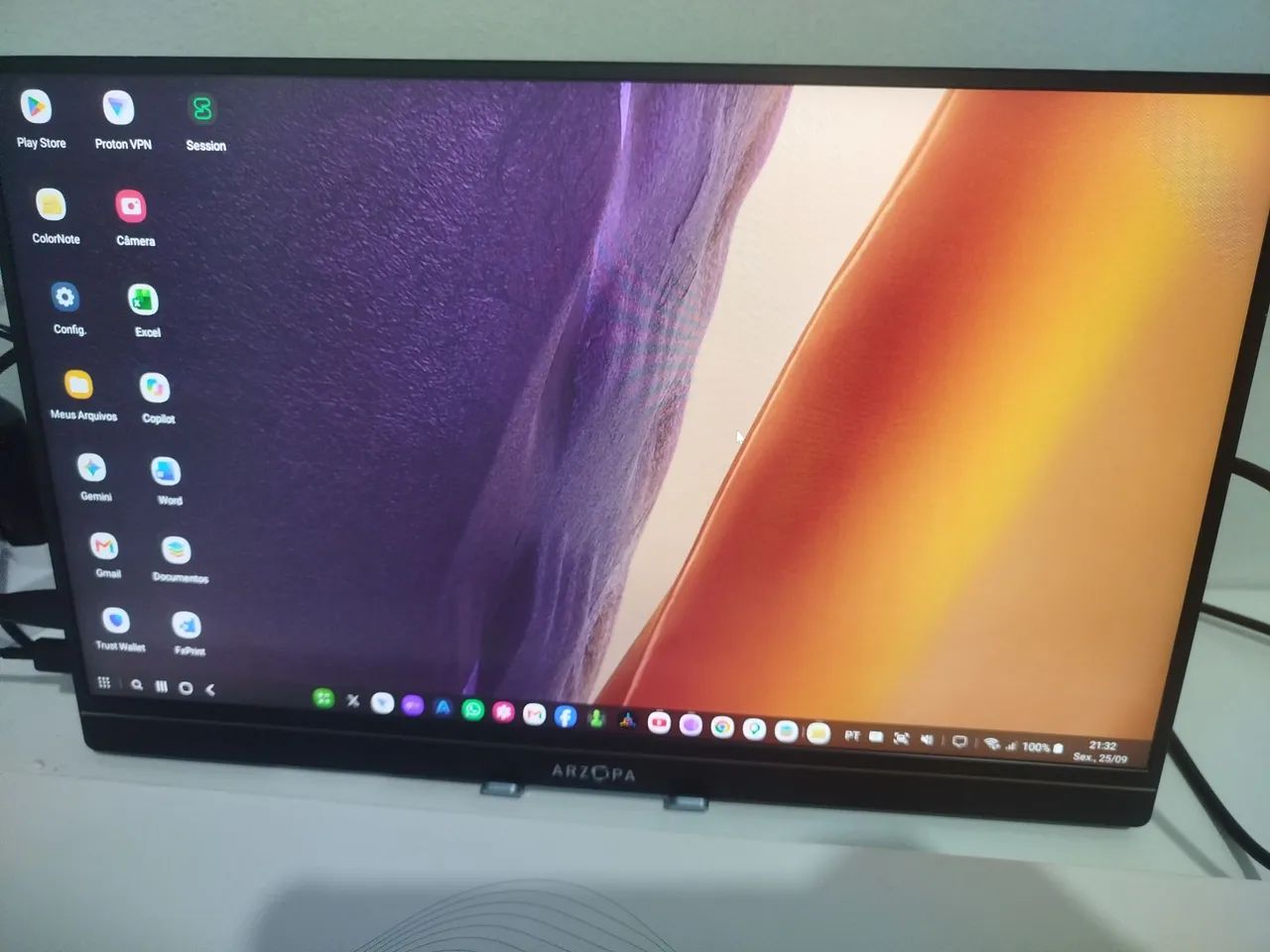 Monitor Portatil Azorpa 15'7 FullHD IPS