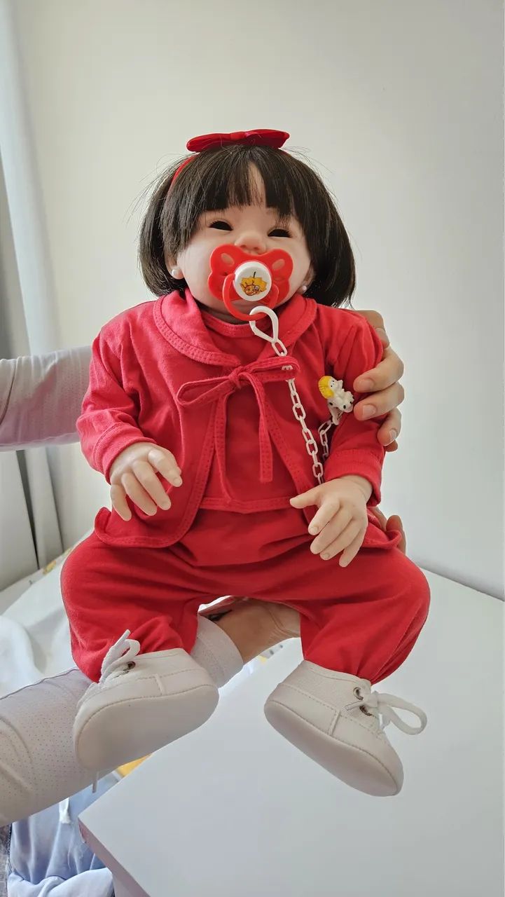 Boneca bebê reborn como nova! - Foto 4