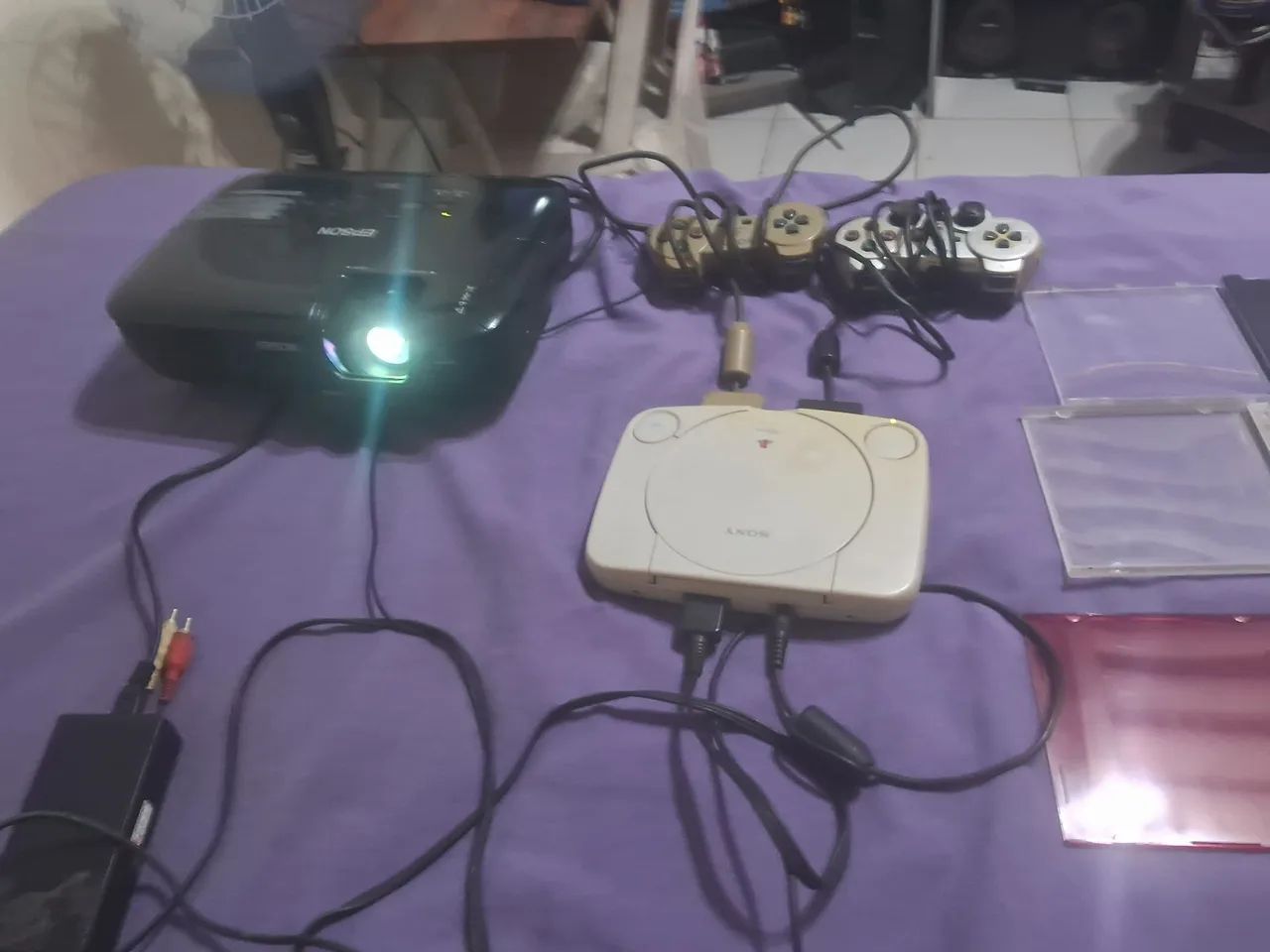 Ps1  e 1 projetor de imagem Epson   - Foto 4