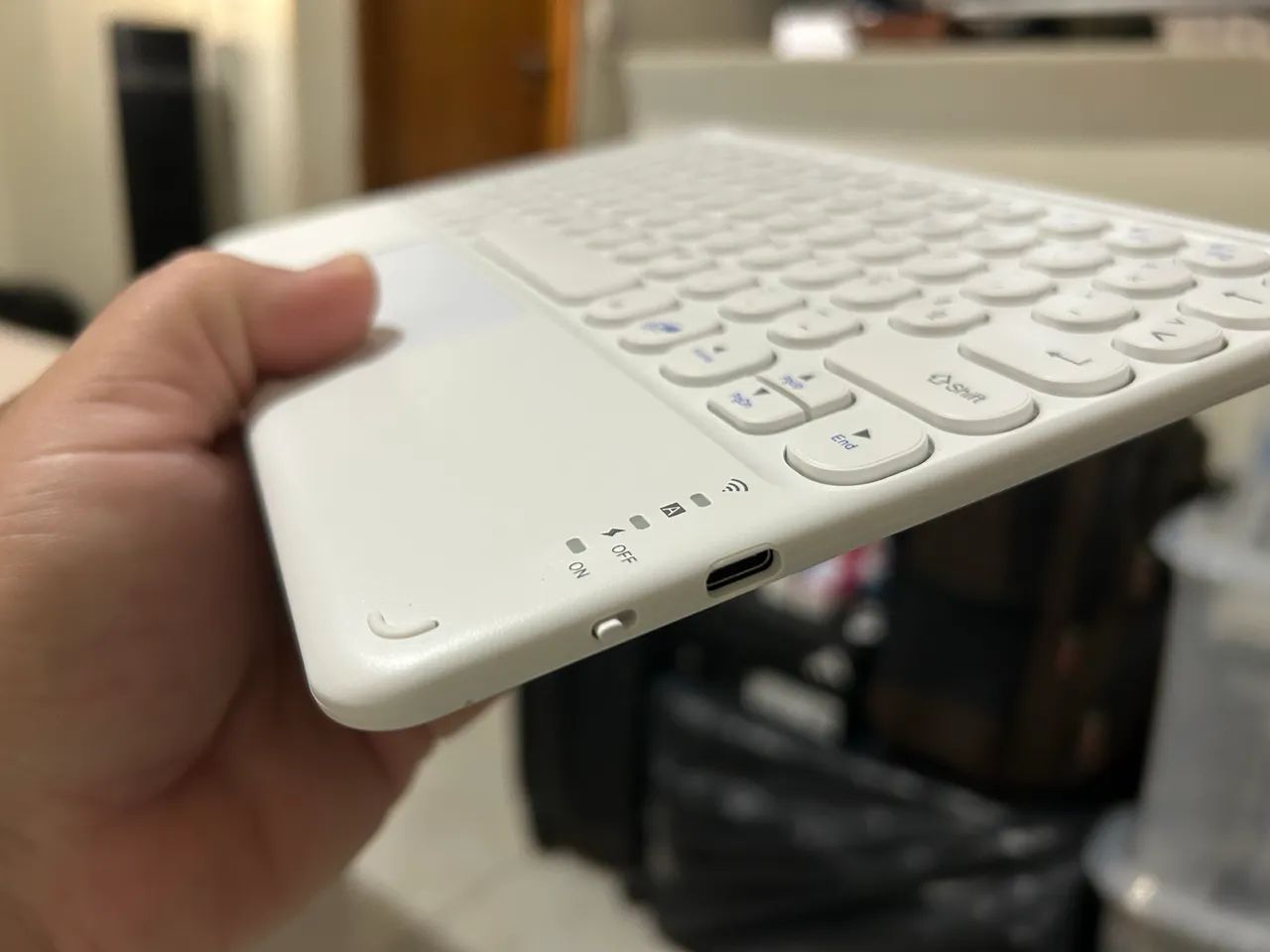 Teclado com touchpad semi novo - Foto 2