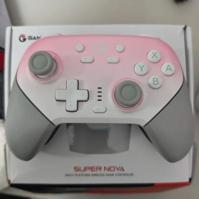 Controle Gamesir Supernova Branco (Switch 1, 2, Android e PC)
