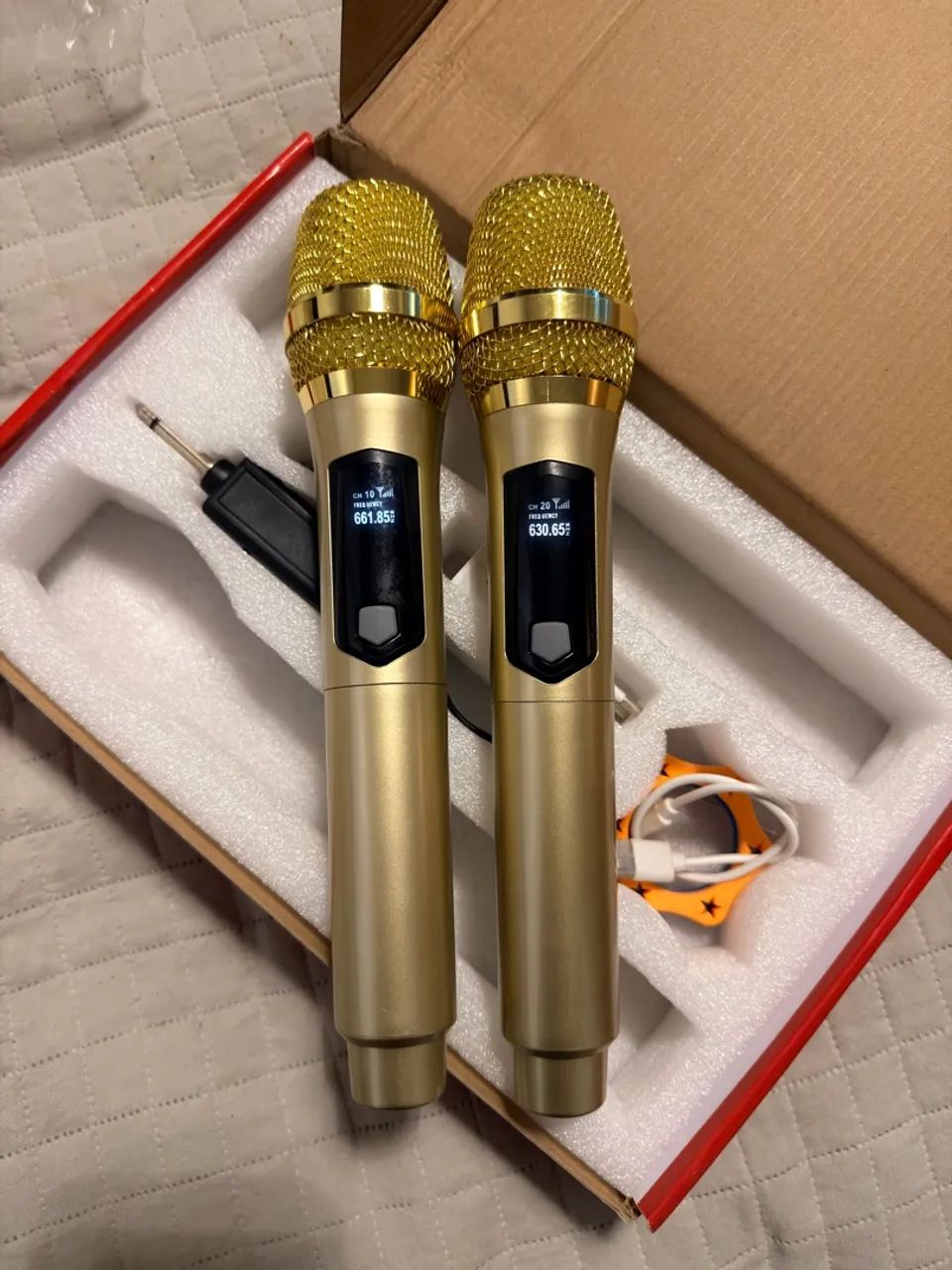 Vendo par de microfones sem fio  - Foto 2