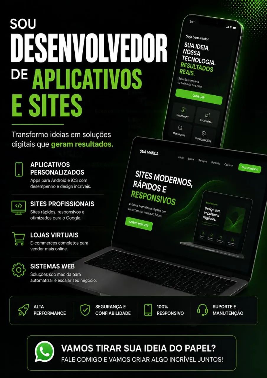 Desenvolvedor de Sites e aplicativos