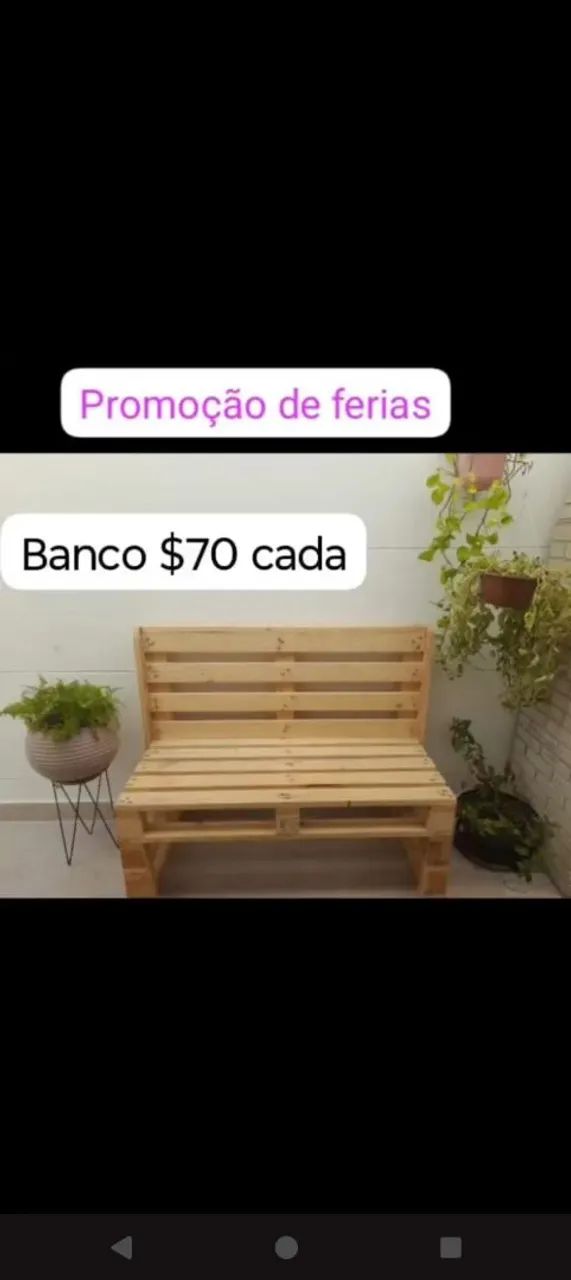 Banco de palete