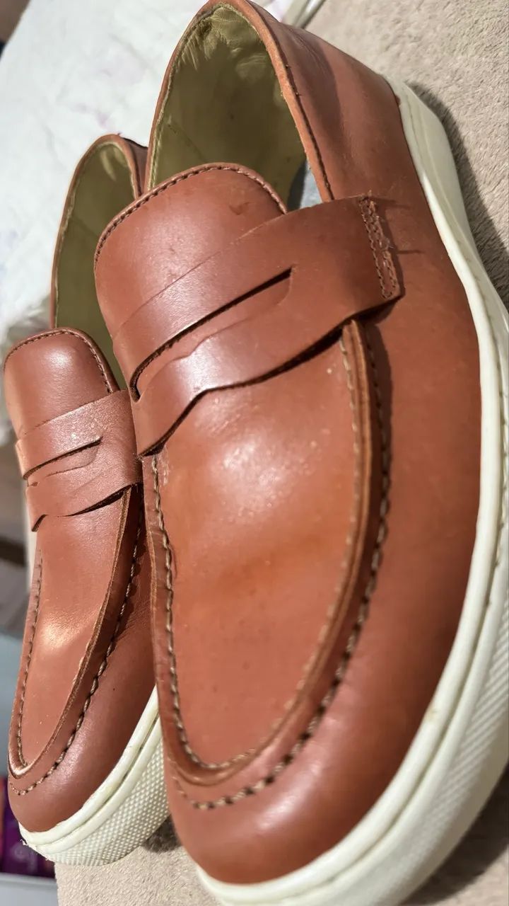 Tênis mocassim caramelo 150$ - Foto 3