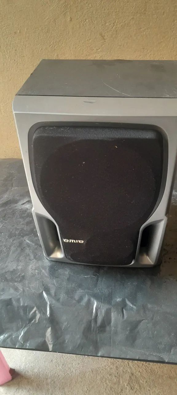 3 CAIXAS DE SOM AIWA .MUITO CONSERVADA - Foto 2
