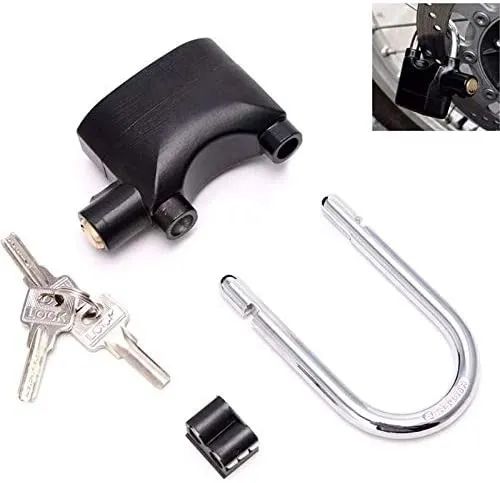 Cadeado com Alarme Sirene Grande Anti furto 110db Som Alto Segurança *ENTREGA GRÁTIS* - Foto 2