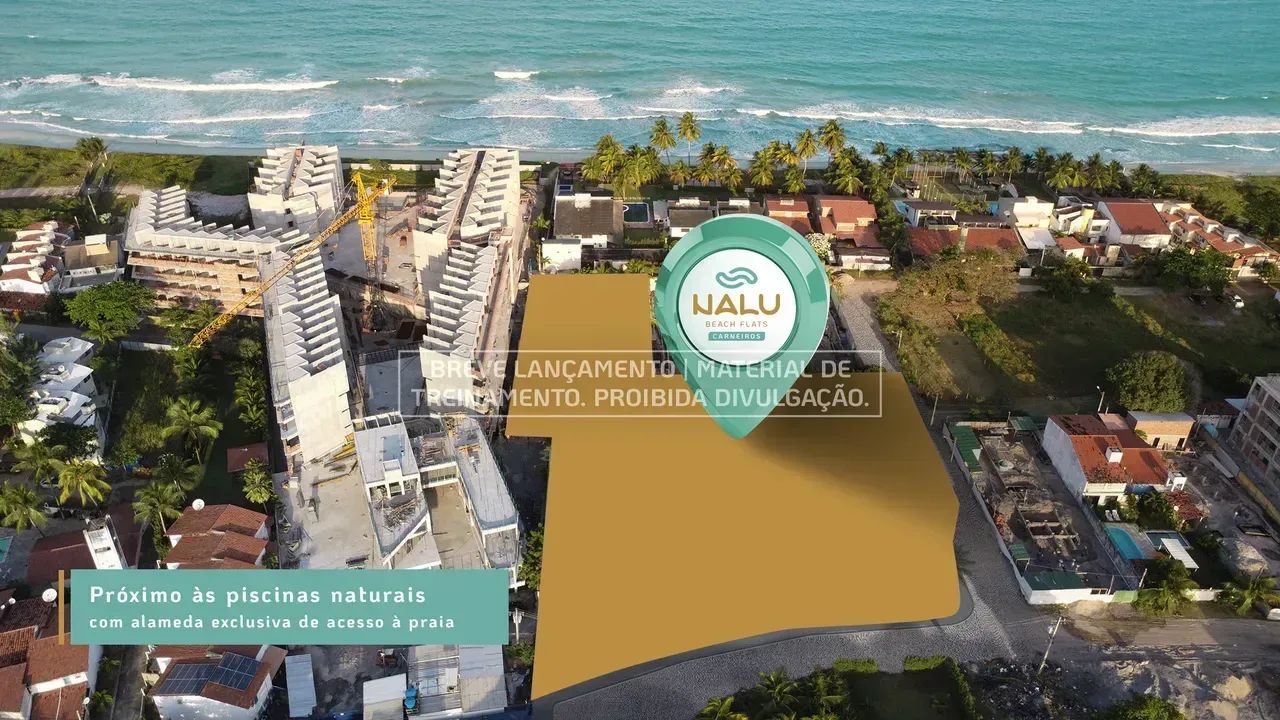 PRAIA DOS CARNEIROS - STUDIOS E 2 QUARTOS DE 27 a 60m² COM LAZER COMPLETO E VISTA MAR - Foto 3