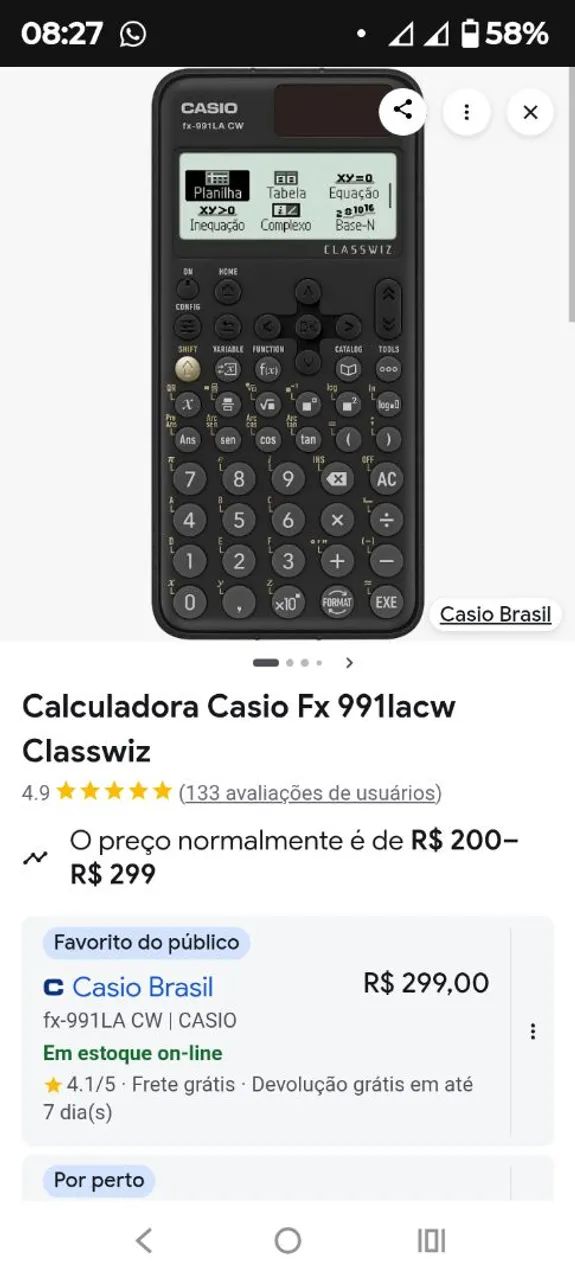 Calculadora científica no precinho  - Foto 2