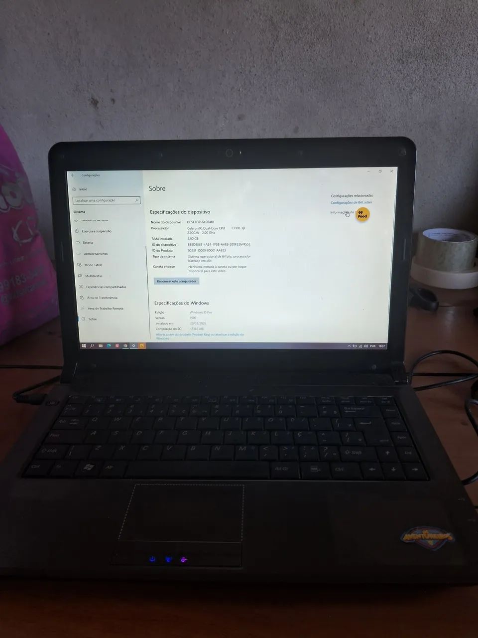 Nootbook funcionando perfeitamente  - Foto 3