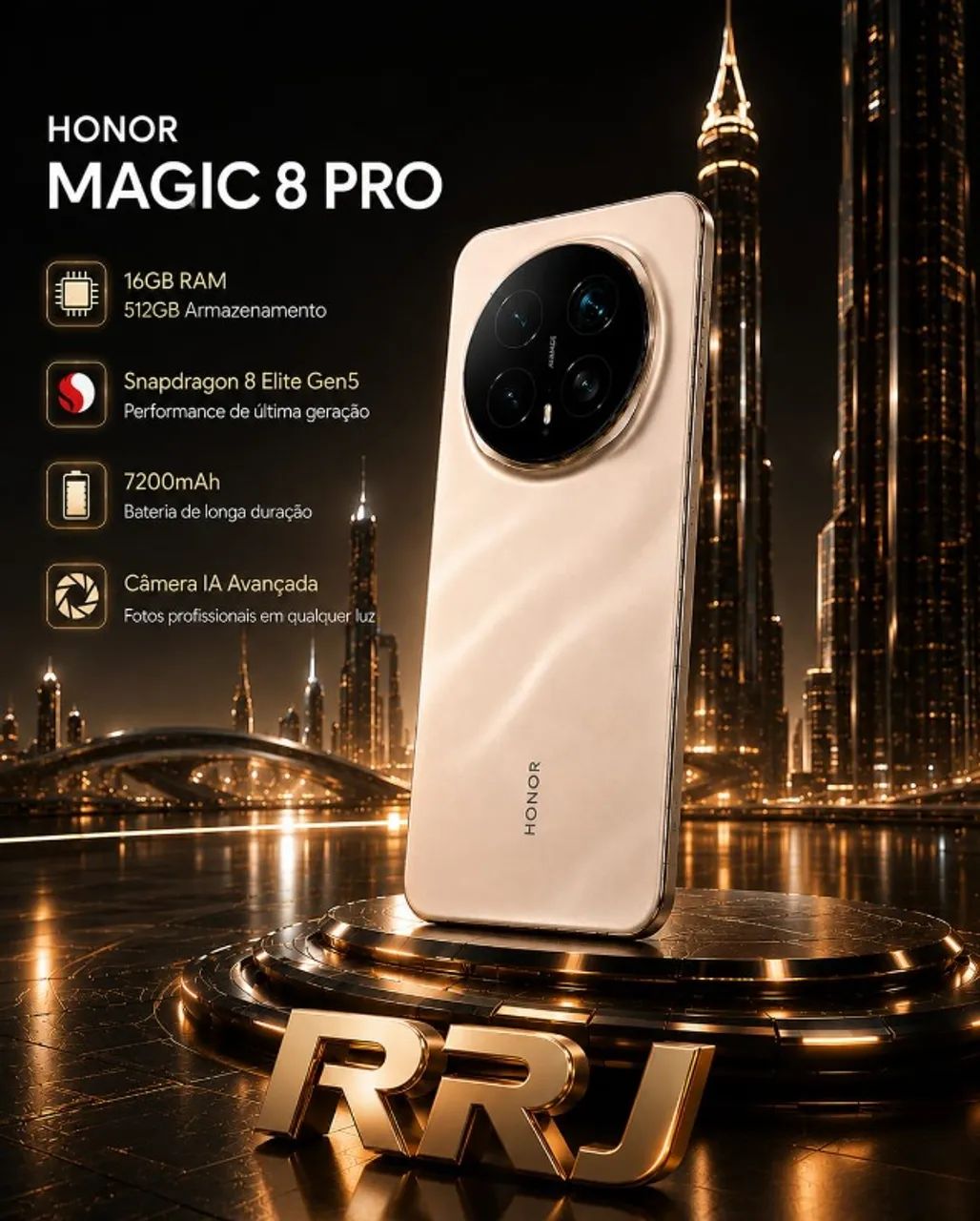 Honor Magic8 Pro 16GB 512GB 8Elite Gen5 - Foto 5