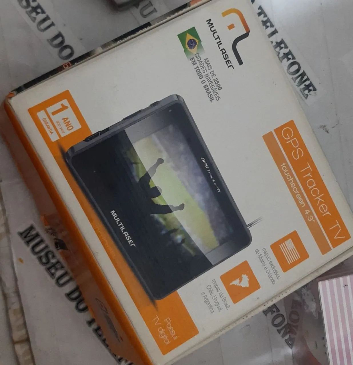 Mini TV televisão gps+ musica e vídeo reliquia funcionando na caixa  - Foto 2