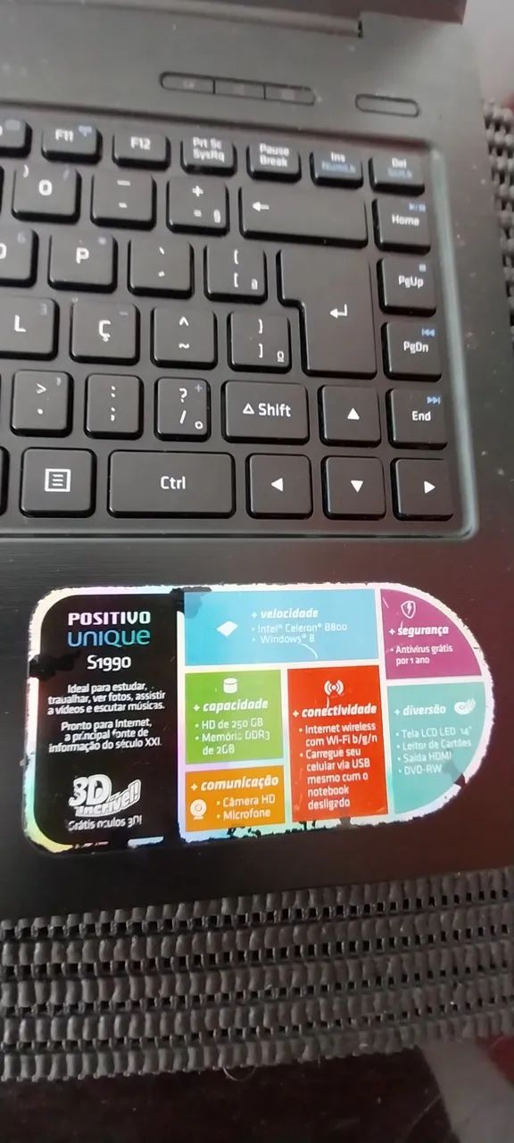 Notebook Positivo Unique SOMENTE P PEÇAS  - Foto 5