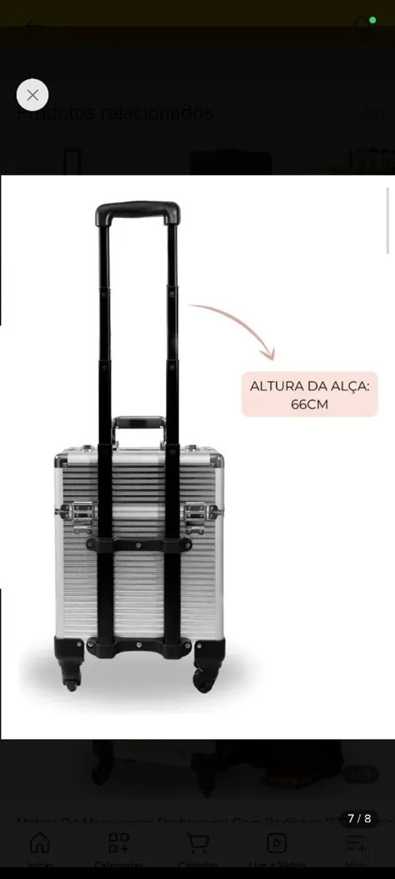 Maleta de maquiagem profissional  - Foto 5