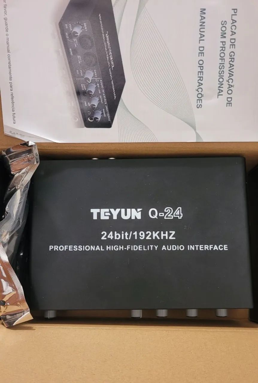 Interface áudio 24bit 192khz teyun - Foto 5