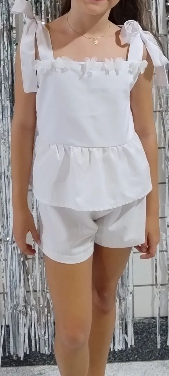 Conjunto infantil branco 