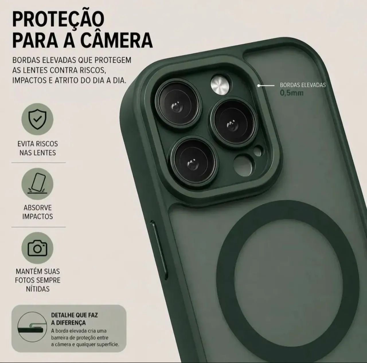 Capa para celular iPhone pro Max 15 14 13 12 11  - Foto 5