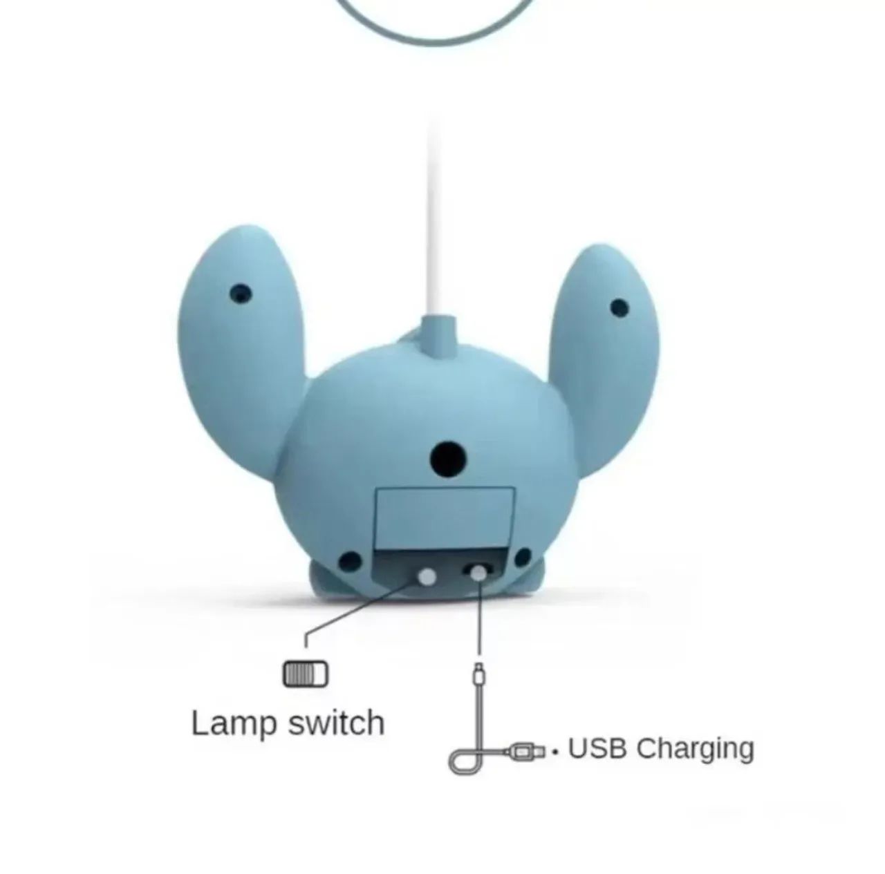 Luminária de mesa led com design do Stitch  - Foto 3