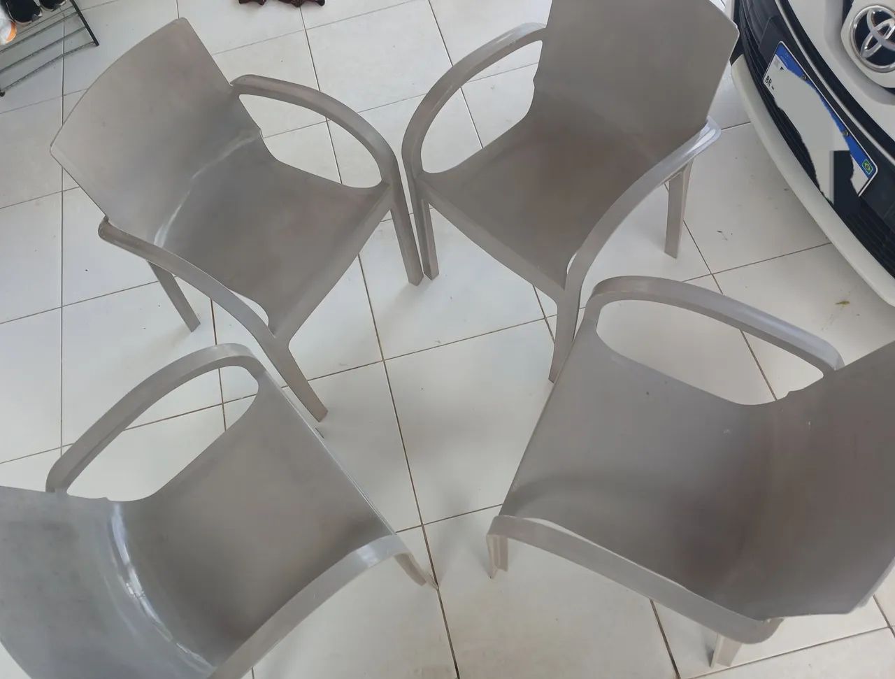 Conjunto 4 cadeiras super resistente  - Foto 2