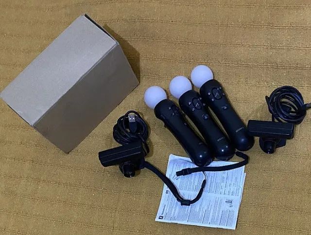 Kit 2 Câmeras PlayStation Eye + 3 Joystick Move + 4 Jogos Originais Sony Novíss, Garantia  - Foto 5