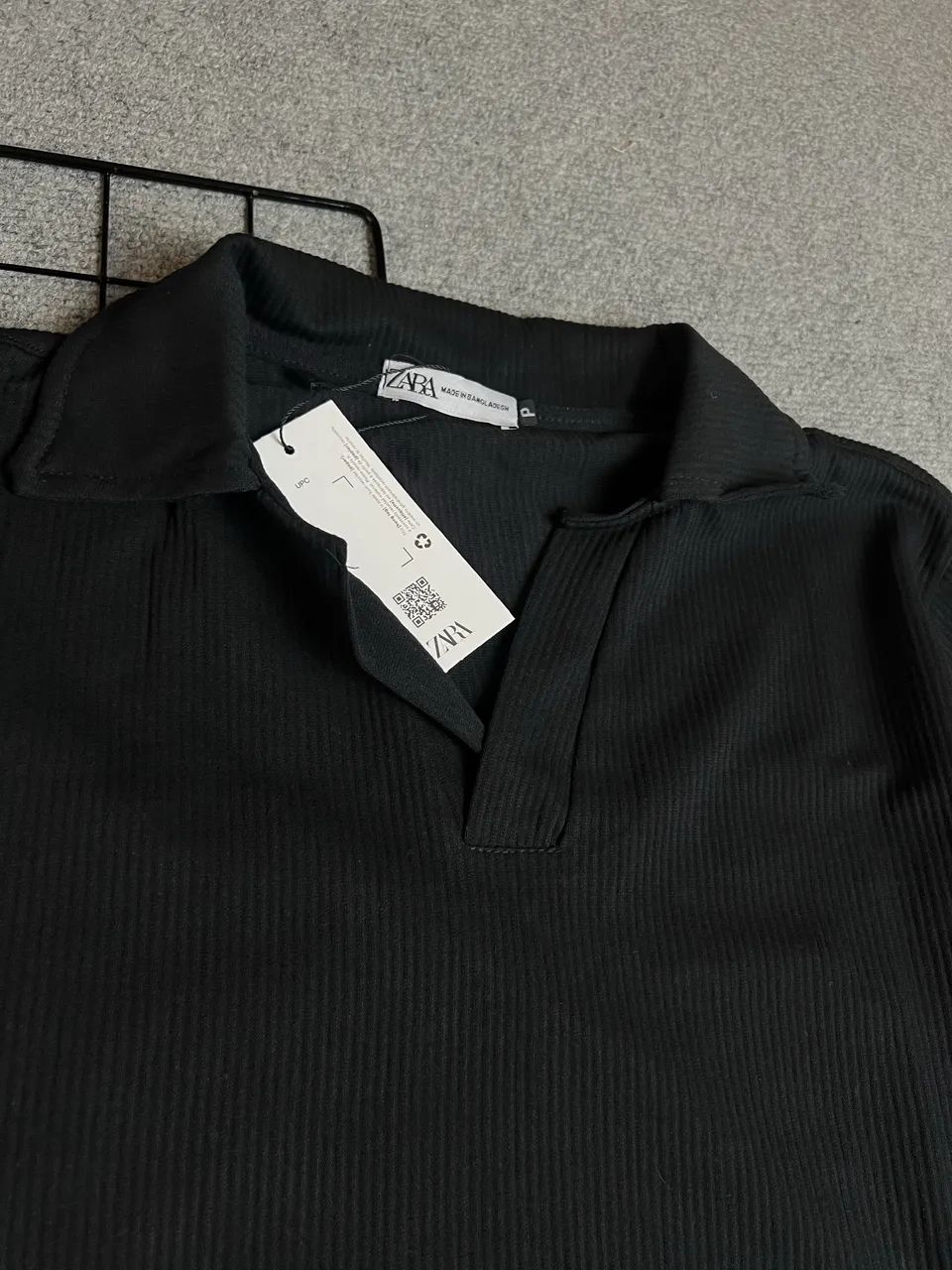 Zara Polo Canelada Preta - Foto 2