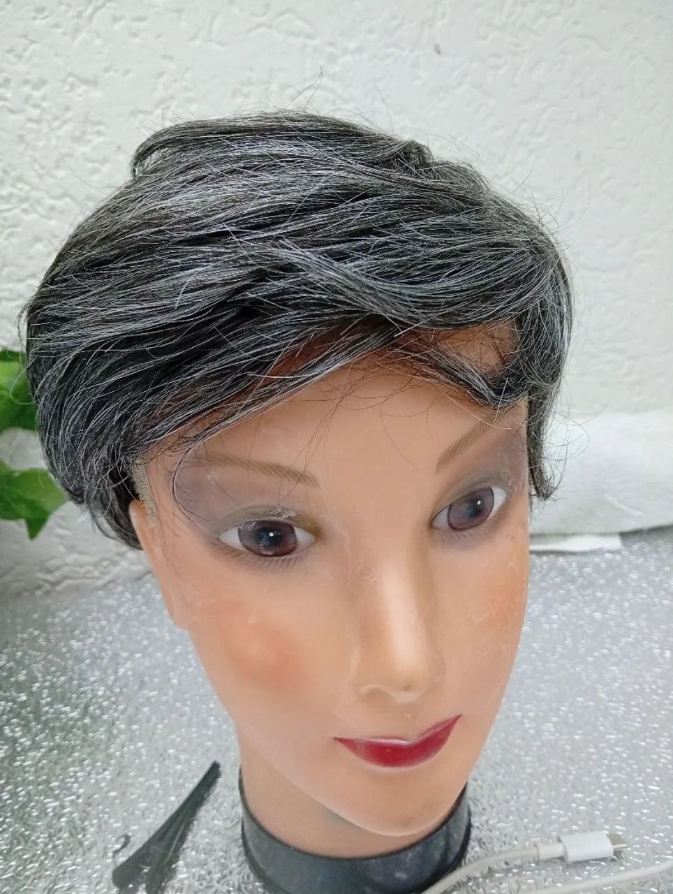 Prótese capilar masculina cabelo humano  - Foto 3