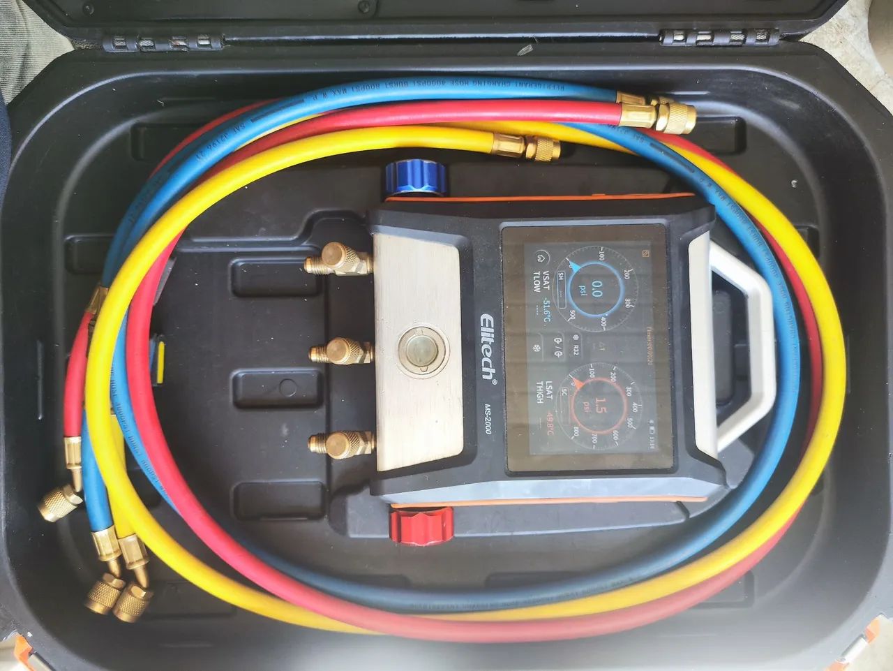 Manifold digital ms-2000 Elitech - Foto 3