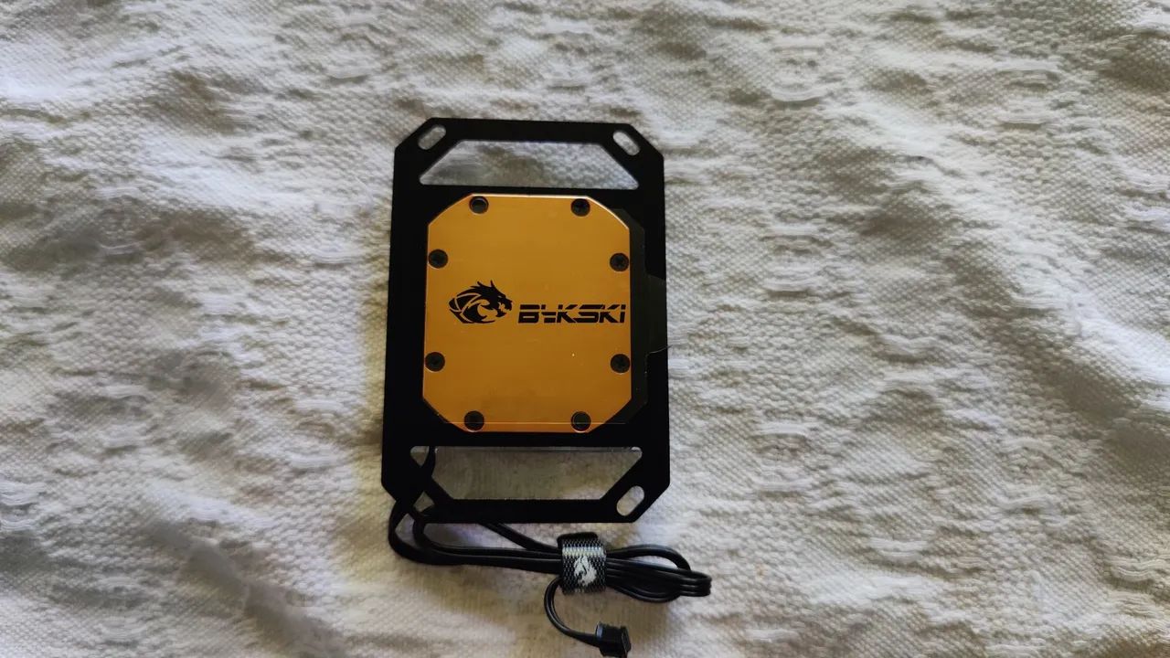 Bloco watercooler cpu bykski amd (AM4 e AM5). - Foto 5